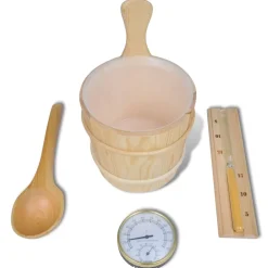 vidaXL 5-delige Sauna-accessoireset