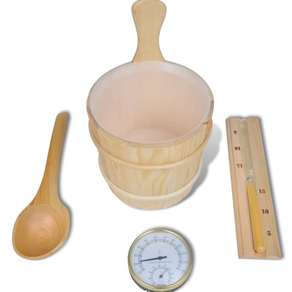 vidaXL 5-delige Sauna-accessoireset