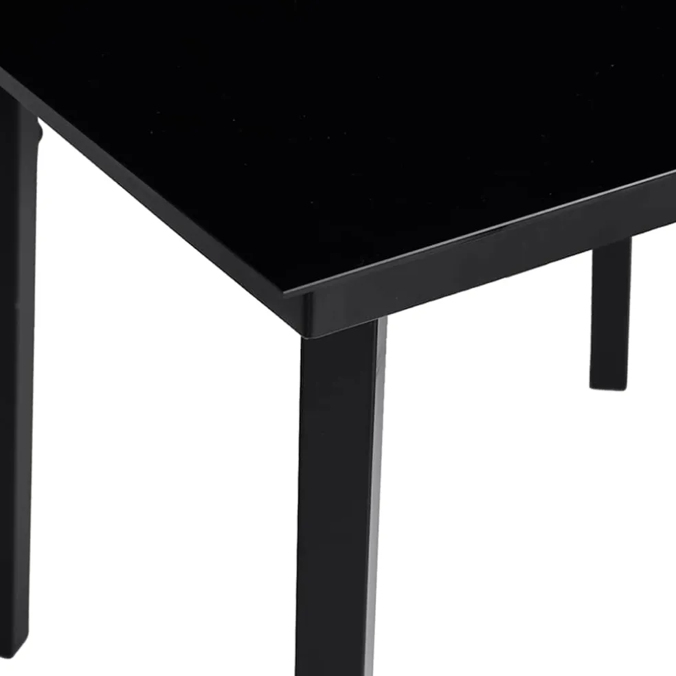 vidaXL 3-delige Tuinset met kussens poly rattan glas grijs