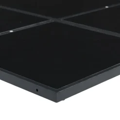 vidaXL 5-delige Tuinset poly rattan zwart