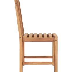 vidaXL 9-delige tuinset 200x100 cm massief teakhout