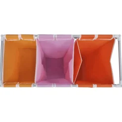 vidaXL 3-delige Wassorteerder met wasmand