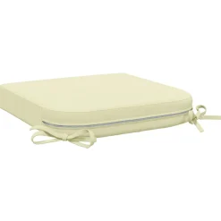 vidaXL 1-delig Zitkussen SOEST 100% Polyester Crèmekleurig