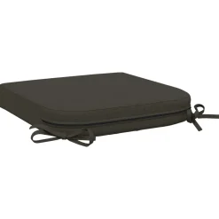 vidaXL 1-delig Zitkussen SOEST 100% Polyester Antraciet 40 x 40 x 7 cm