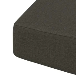 vidaXL 1-delig Zitkussen SOEST 100% Polyester Antraciet 40 x 40 x 7 cm