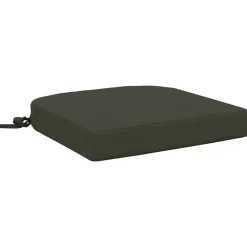 vidaXL 1-delig Zitkussen SOEST 100% Polyester Antraciet 40 x 40 x 7 cm
