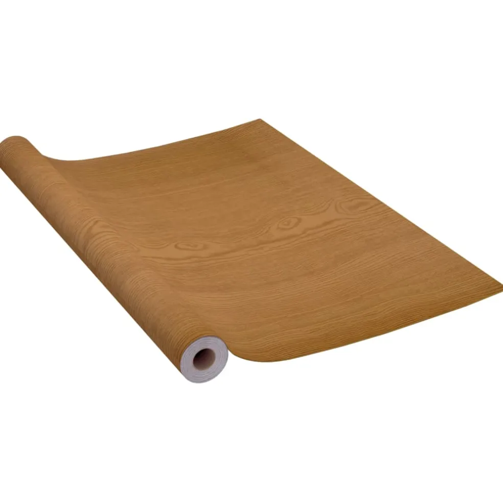 vidaXL Deurfolies zelfklevend 2 st 210x90 cm PVC lichteikenkleurig