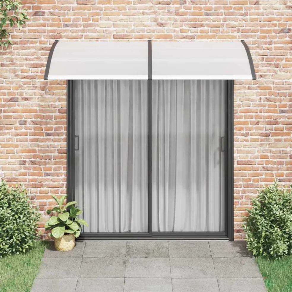 vidaXL Deurluifel 200x100 cm PC zwart
