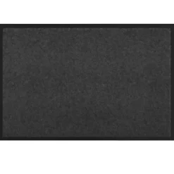 vidaXL Deurmat Antraciet 60 x 40 x 1.2 cm Teddy Stof