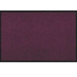 vidaXL Deurmat Bordeauxrood 60 x 40 x 1.2 cm Teddy Stof