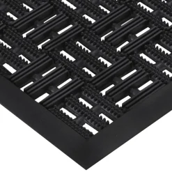 vidaXL Deurmat rechthoekig 45x75 cm rubber
