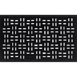 vidaXL Deurmat rechthoekig 45x75 cm rubber