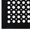 vidaXL Deurmat rechthoekig 60x90 cm rubber