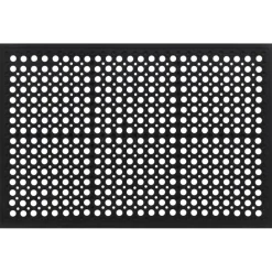 vidaXL Deurmat rechthoekig 60x90 cm rubber