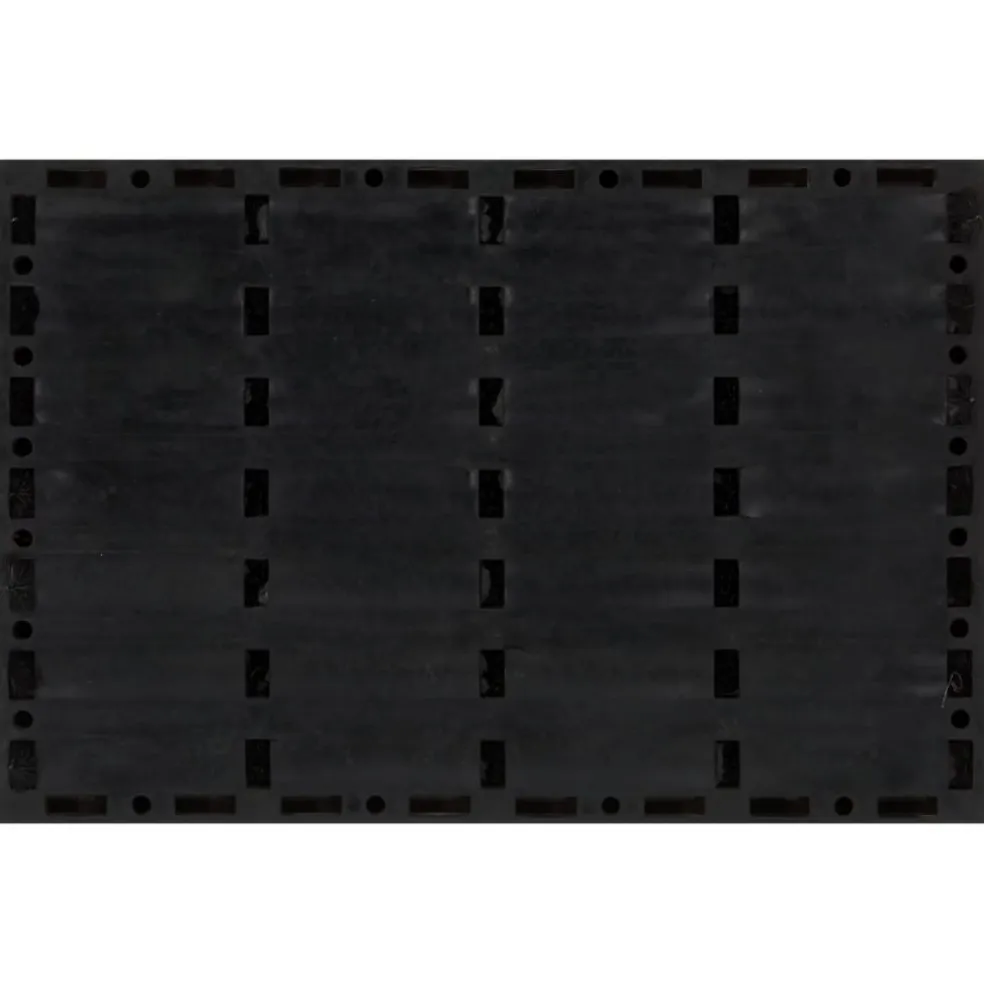 vidaXL Deurmat rechthoekig 40x60 cm rubber en kokosvezel