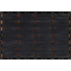 vidaXL Deurmat rechthoekig 40x60 cm rubber en kokosvezel