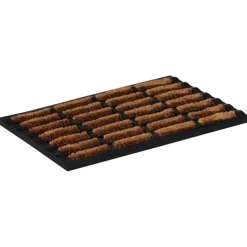 vidaXL Deurmat rechthoekig 40x60 cm rubber en kokosvezel