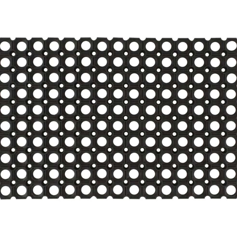 vidaXL Deurmat rechthoekig 40x60 cm rubber