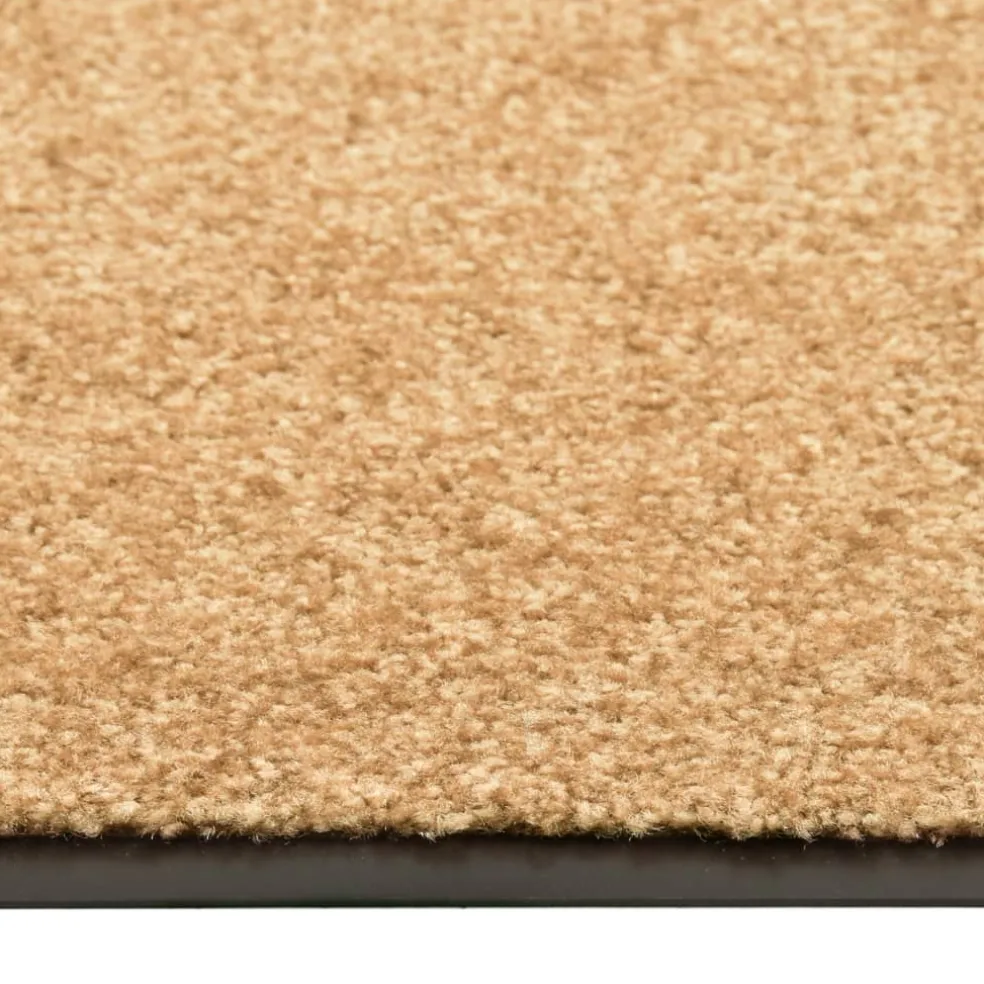 vidaXL Deurmat wasbaar 40x60 cm crème