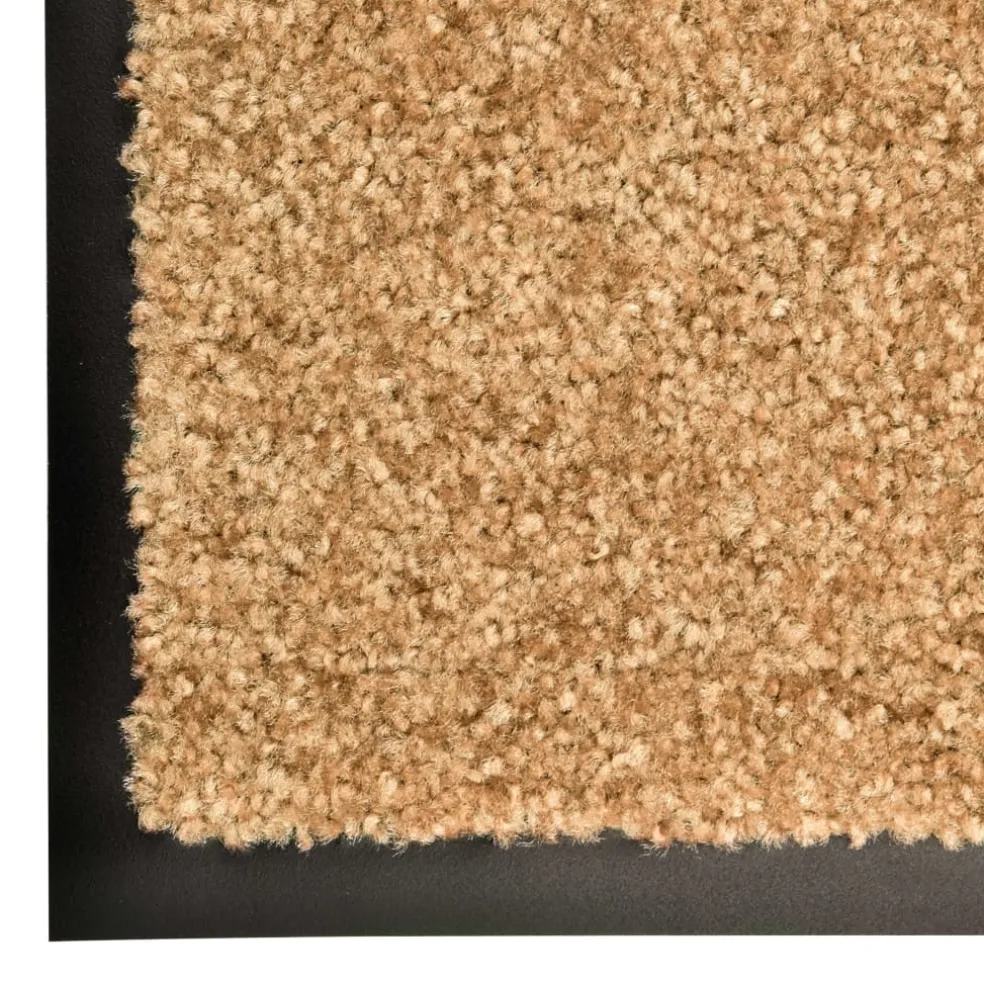 vidaXL Deurmat wasbaar 40x60 cm crème
