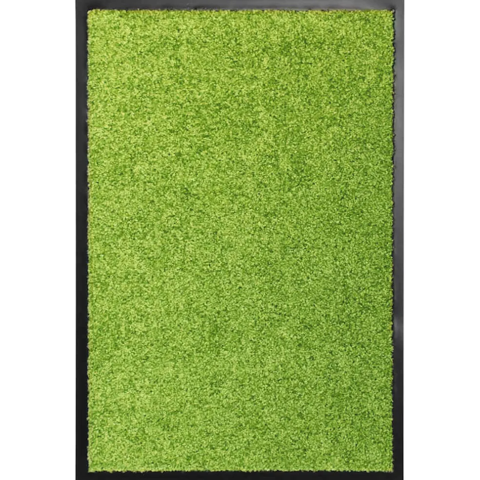 vidaXL Deurmat wasbaar 40x60 cm groen