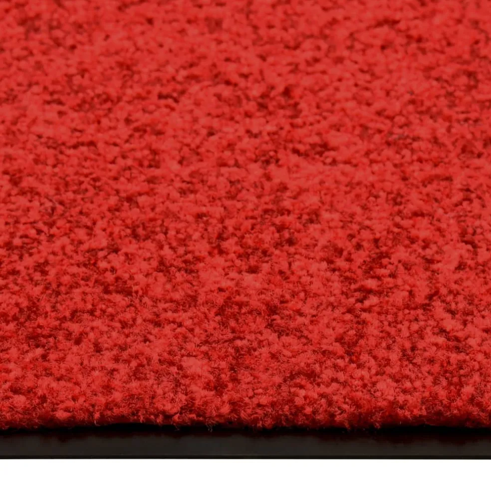 vidaXL Deurmat wasbaar 40x60 cm rood