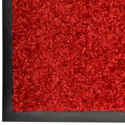 vidaXL Deurmat wasbaar 40x60 cm rood