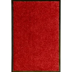 vidaXL Deurmat wasbaar 40x60 cm rood