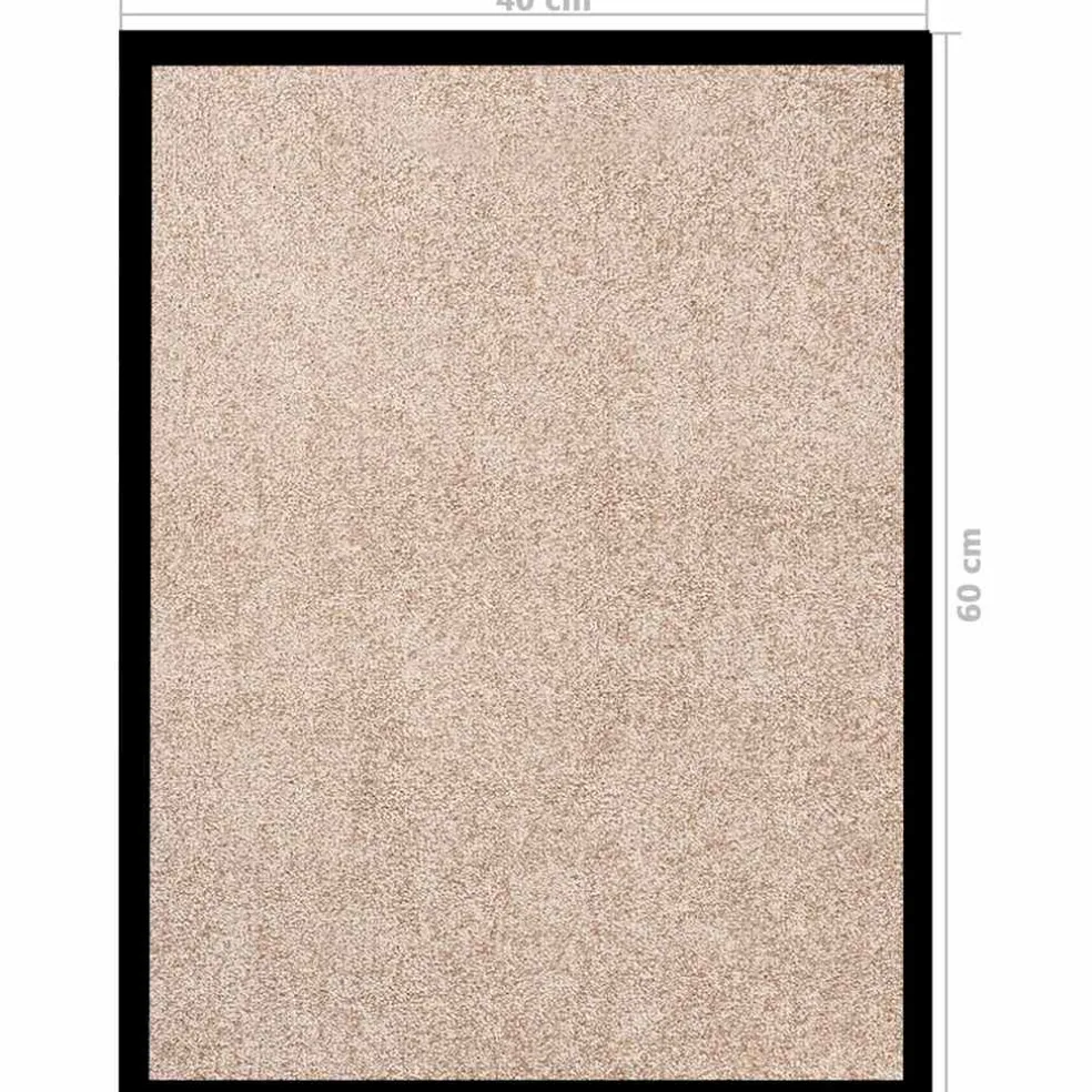 vidaXL Deurmat 40x60 cm beige