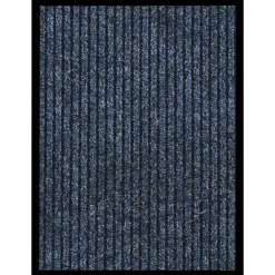 vidaXL Deurmat 40x60 cm gestreept blauw