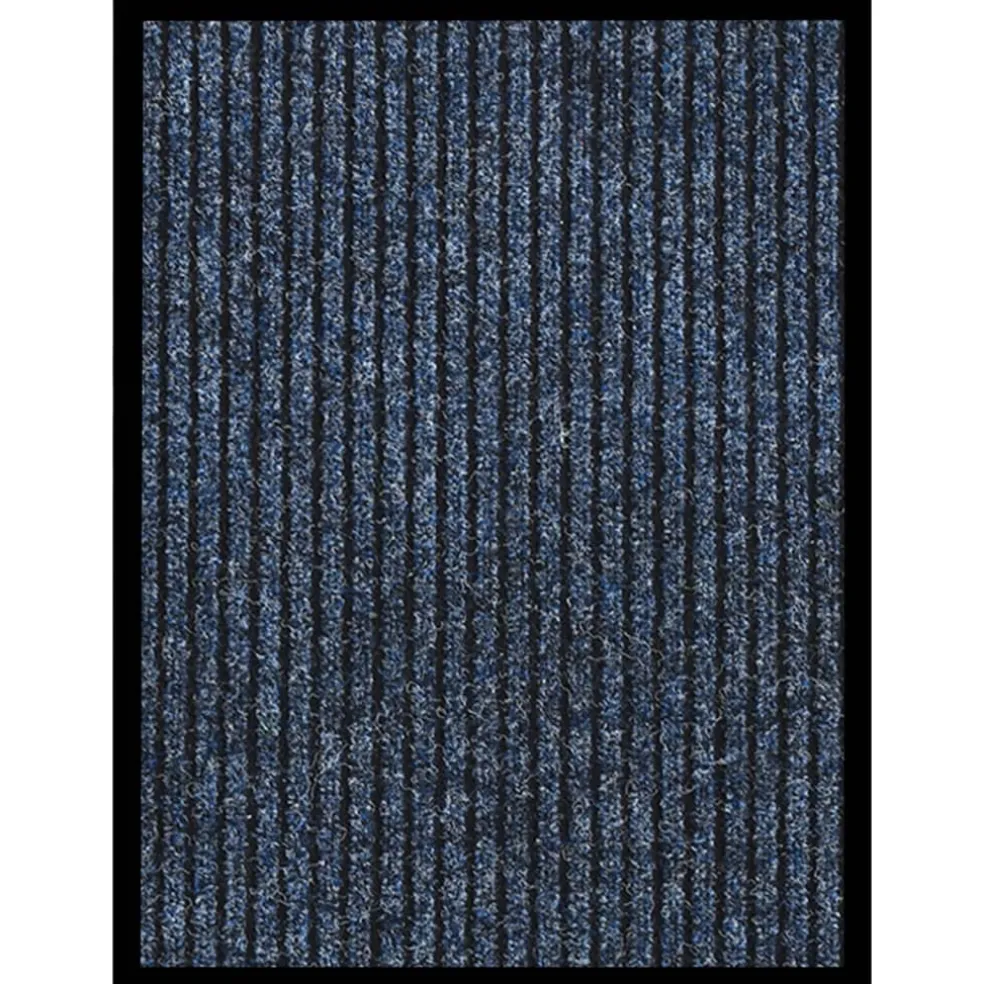 vidaXL Deurmat 40x60 cm gestreept blauw