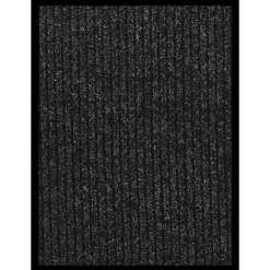 vidaXL Deurmat 40x60 cm gestreept antracietkleurig