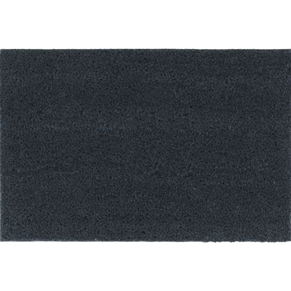 vidaXL Deurmat 40x60 cm getufte kokosvezel donkergrijs