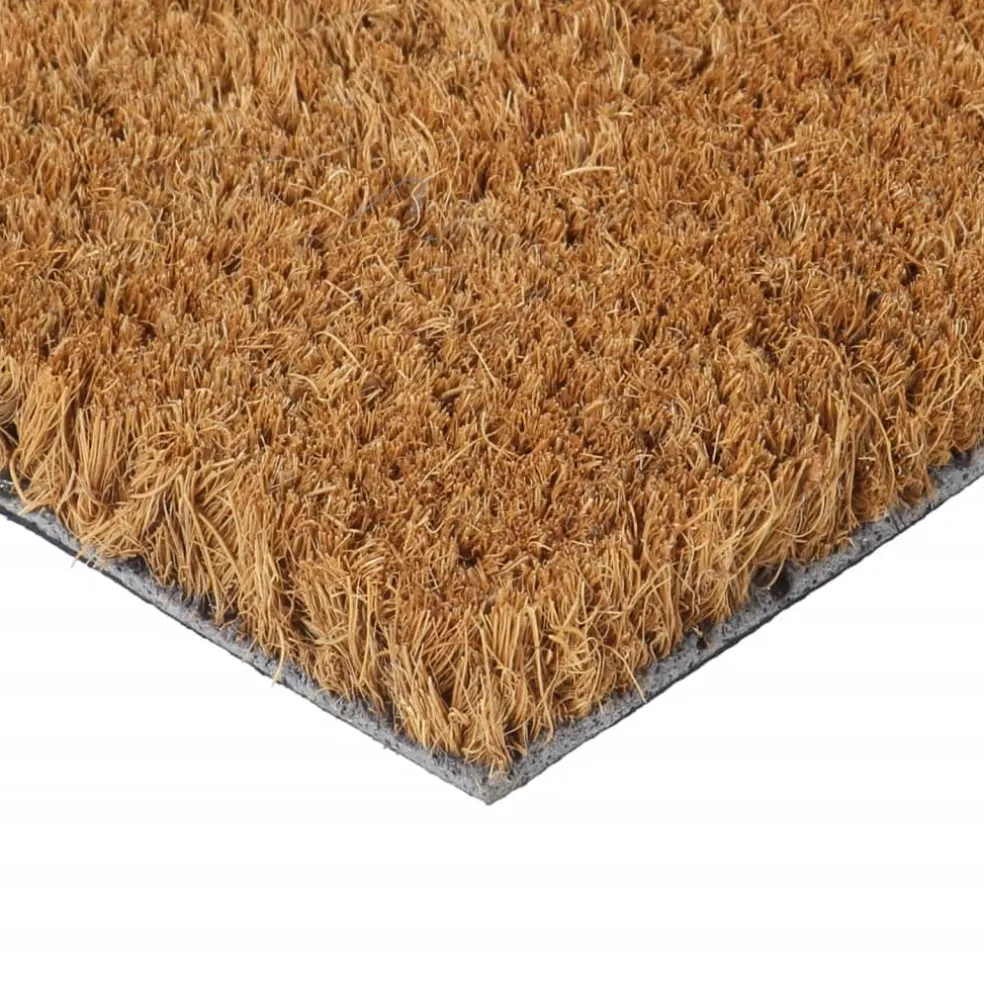 vidaXL Deurmat 40x60 cm getufte kokosvezel naturel