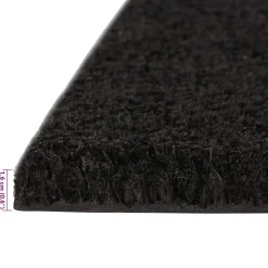 vidaXL Deurmat 40x60 cm getufte kokosvezel zwart