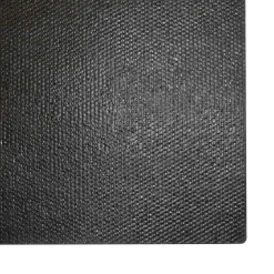 vidaXL Deurmat 40x60 cm getufte kokosvezel zwart