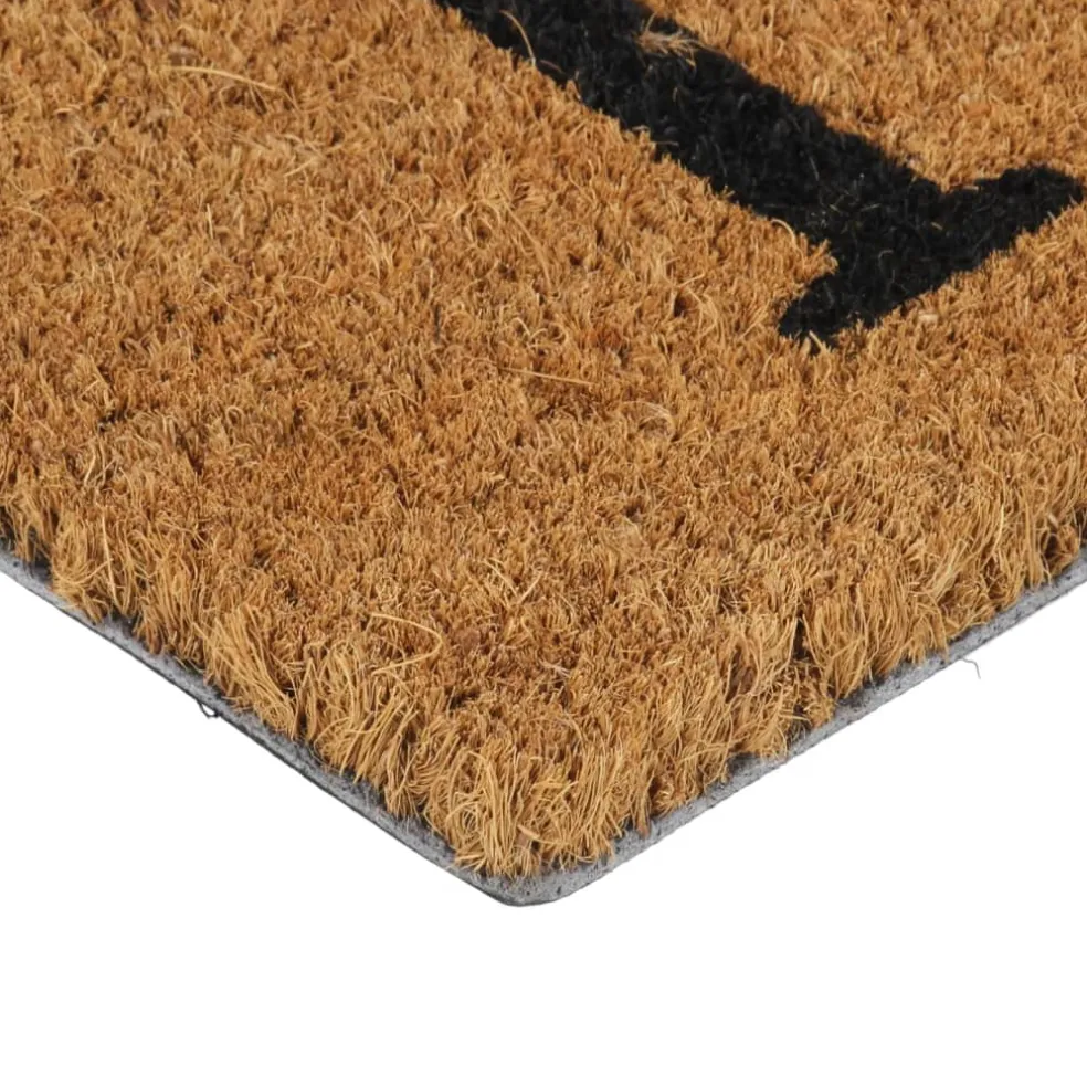 vidaXL Deurmat 40x60 cm getufte kokosvezel naturel
