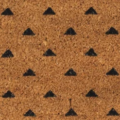 vidaXL Deurmat 40x60 cm getufte kokosvezel naturel