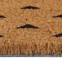 vidaXL Deurmat 40x60 cm getufte kokosvezel naturel