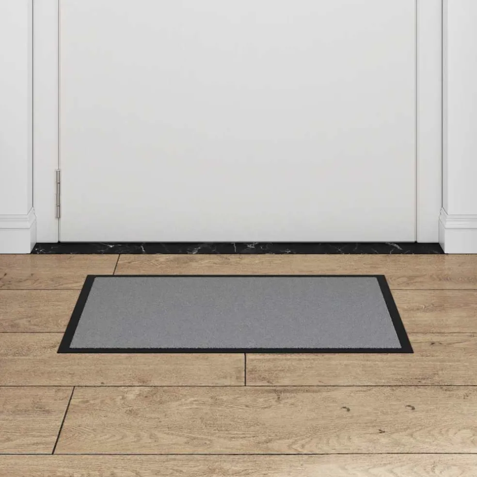vidaXL Deurmat 40x60 cm grijs