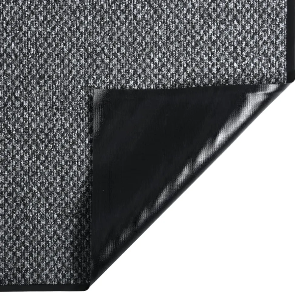vidaXL Deurmat 40x60 cm grijs