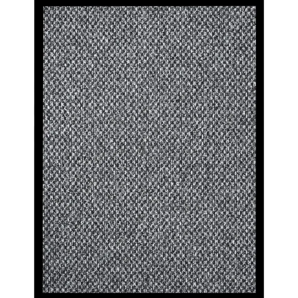 vidaXL Deurmat 40x60 cm grijs