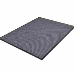 vidaXL Deurmat 90x60 cm PVC grijs
