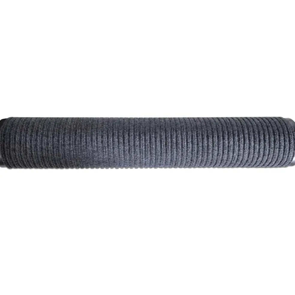vidaXL Deurmat 90x60 cm PVC grijs