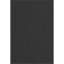 vidaXL Deurmat 60x90 cm zwart