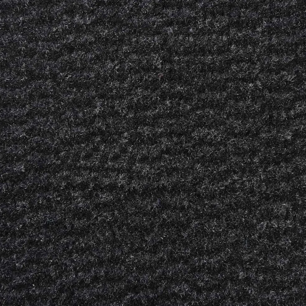 vidaXL Deurmat 60x90 cm zwart