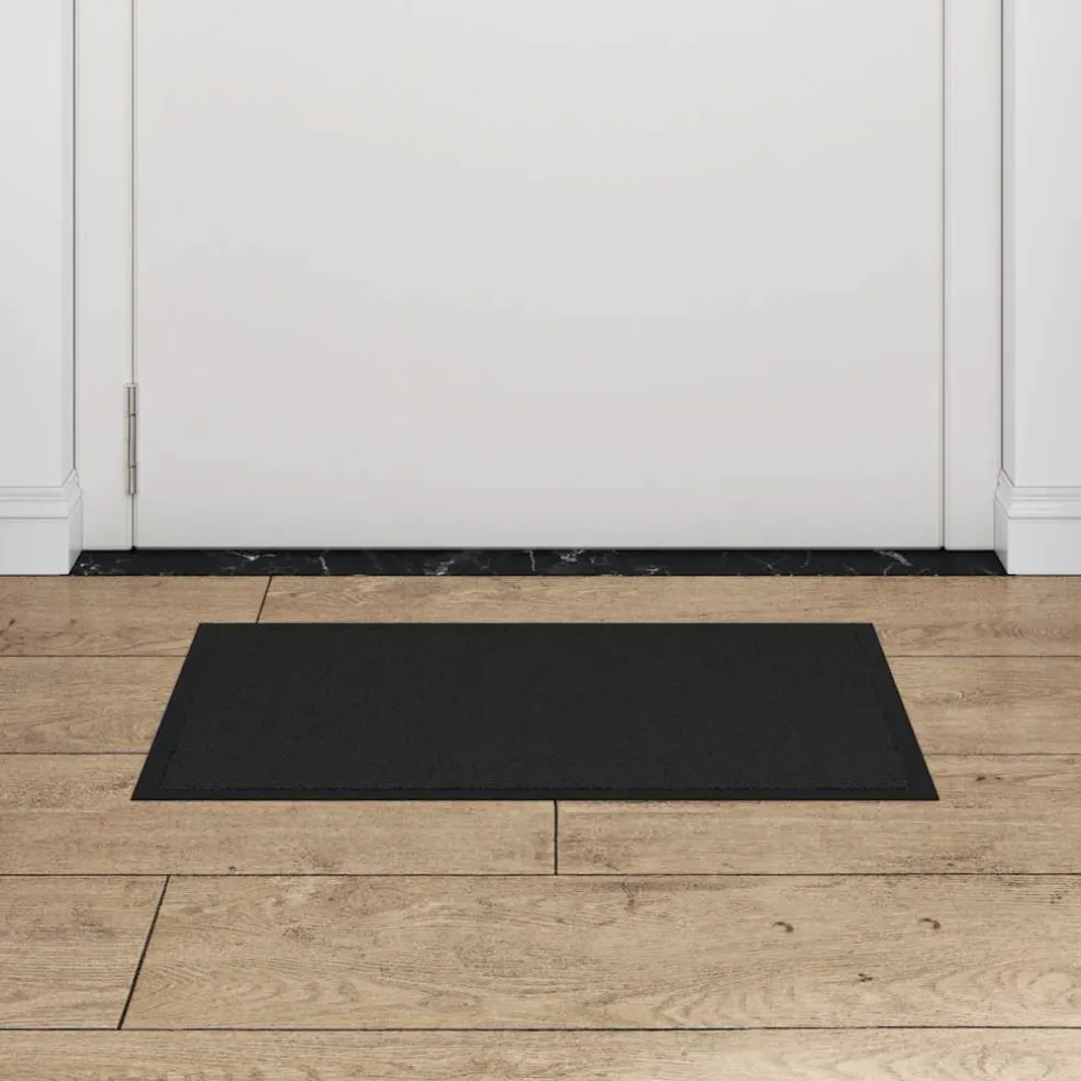 vidaXL Deurmat 40x60 cm zwart