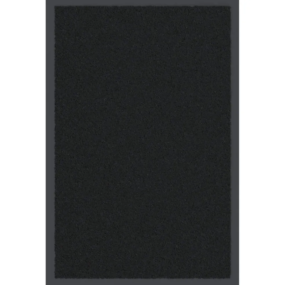 vidaXL Deurmat 40x60 cm zwart