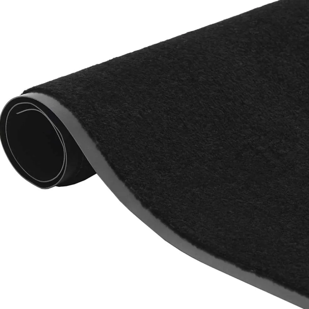 vidaXL Deurmat 40x60 cm zwart