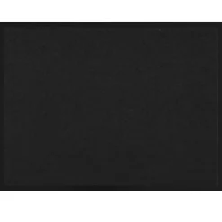 vidaXL Deurmat Zwart 60 x 80 x 1.2 cm Teddy Stof
